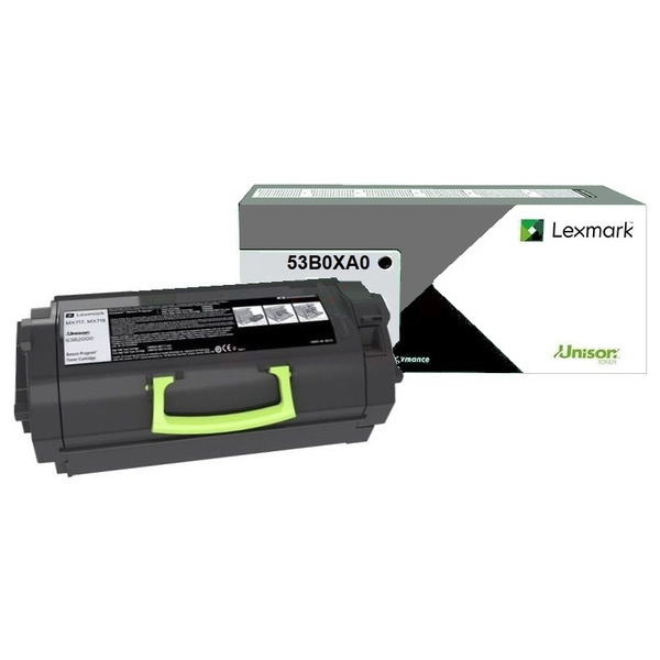 53B0XA0 / schwarz / original LEXMARK Toner schwarz / 53B0XA0 / 45000 S.