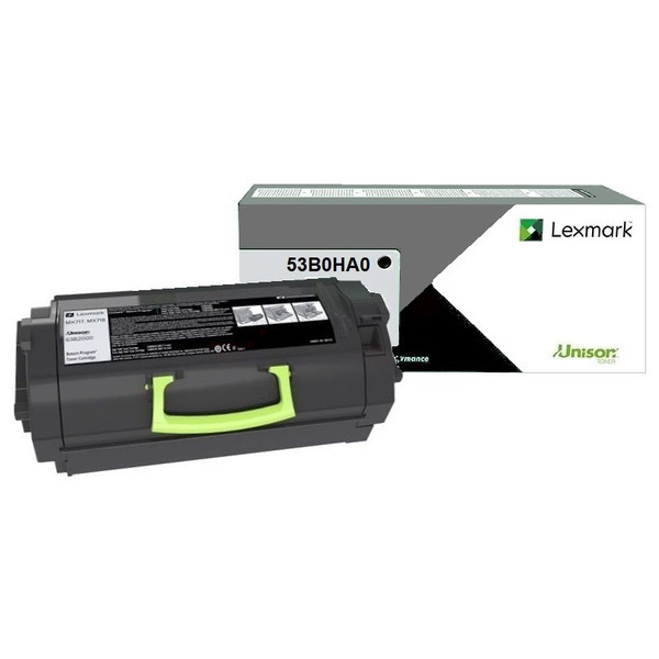 53B0HA0 / schwarz / original LEXMARK Toner schwarz / 53B0HA0 / 25000 S.