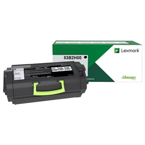 53B2H00 / schwarz / original LEXMARK Toner schwarz / 53B2H00 / 25000 S.