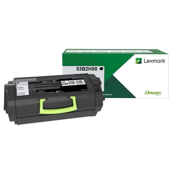 53B2X00 / schwarz / original LEXMARK Toner schwarz / 53B2X00 / 45000 S.