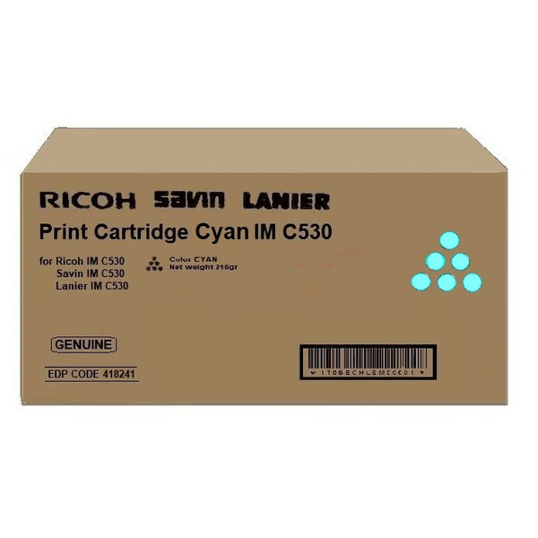 418241 // IMC530 / cyan / original RICOH Toner cyan / 418241 / 18000 S.
