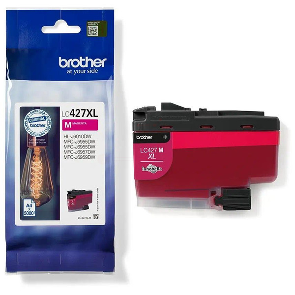 LC427XLM / magenta / original BROTHER Tintenpatrone magenta / LC427XLM / 5000 S.