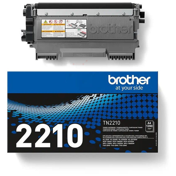 TN2210 / schwarz / original BROTHER Toner schwarz / TN2210 / 1200 S.