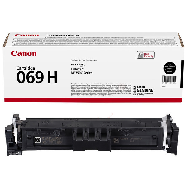 5098C002 // 069H / schwarz / original CANON Toner schwarz / 5098C002 / 7600 S.