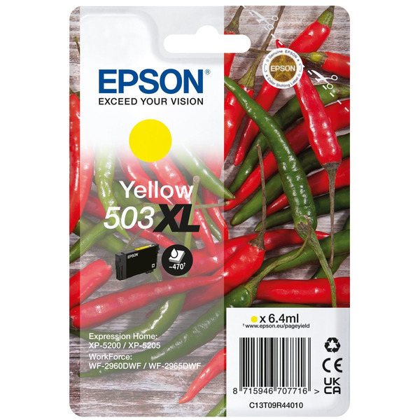 C13T09R44010 // 503XL / original EPSON Tintenpatrone gelb / C13T09R44010 / 470 S. / 6.40 ml