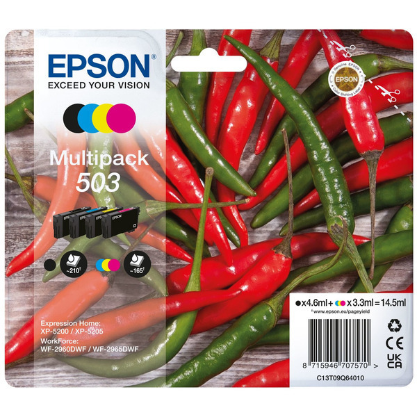 C13T09Q64010 // 503 / original EPSON Tintenpatrone MultiPack / C13T09Q64010