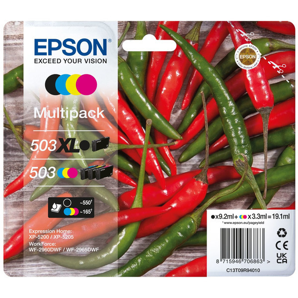C13T09R94010 // 503XL503 / original EPSON Tintenpatrone MultiPack / C13T09R94010