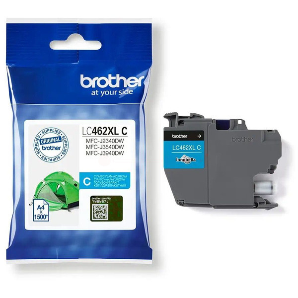 LC462XLC / cyan / original Brother Tintenpatrone c / LC462XLC / 1500 S.