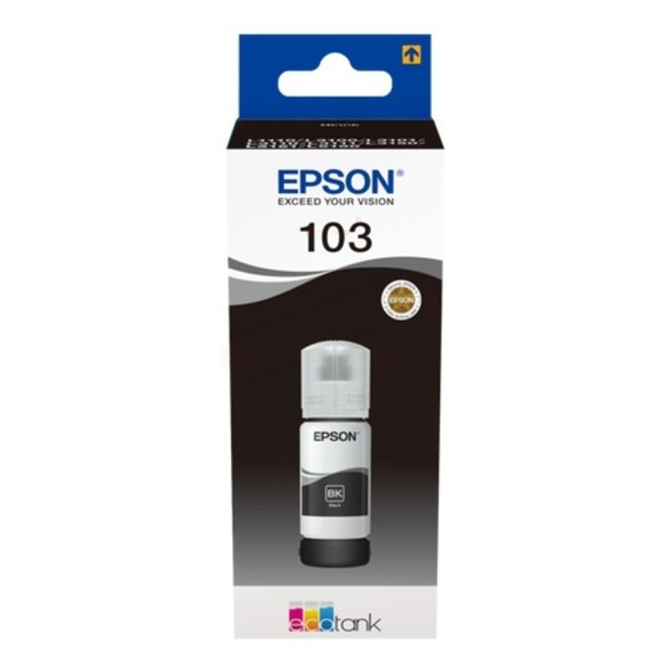 C13T00S14A // 103 / schwarz / original EPSON Tintenflasche schwarz / C13T00S14A / 4500 S. / 70.00 ml