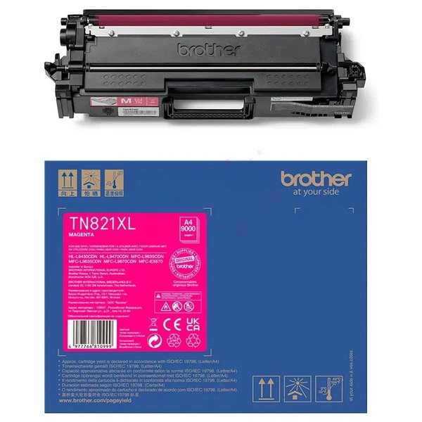 TN821XLM / magenta / original BROTHER Toner magenta / TN821XLM / 9000 S.
