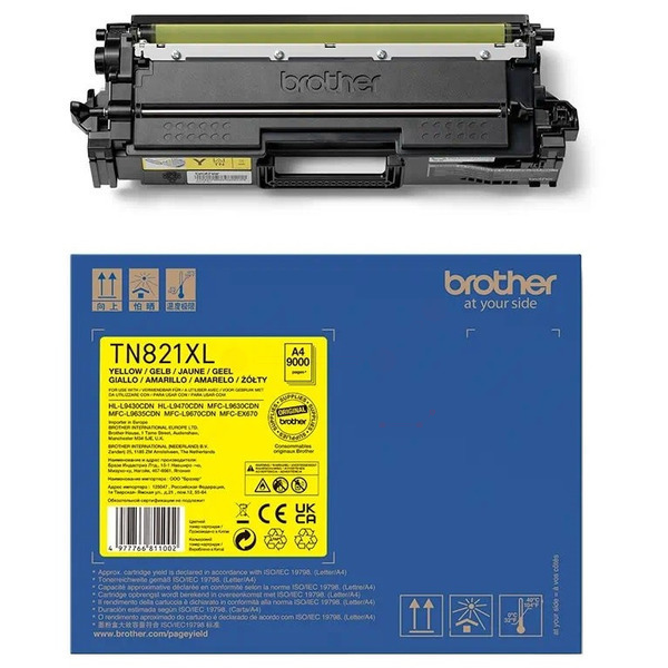 TN821XLY / gelb / original BROTHER Toner gelb / TN821XLY / 9000 S.