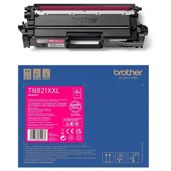 TN821XXLM / magenta / original BROTHER Toner magenta / TN821XXLM / 12000 S.