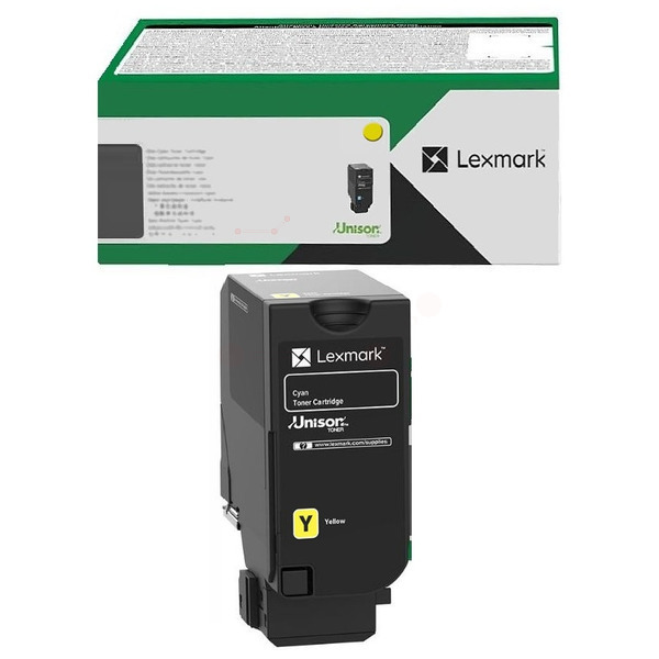 71C0H40 / gelb / original LEXMARK Toner gelb / 71C0H40 / 10500 S.