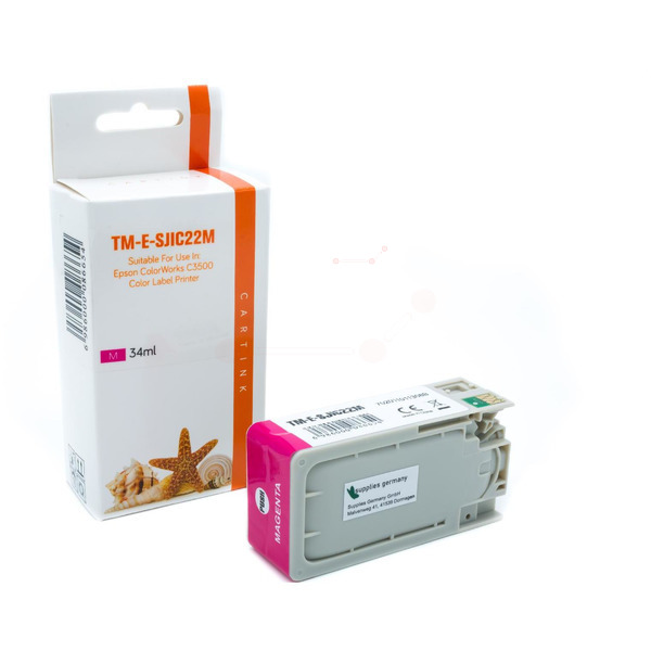 BULK SJIC22P(M) Alternativ Tinte Magenta für Epson / C33S020603 / 32,5ml 