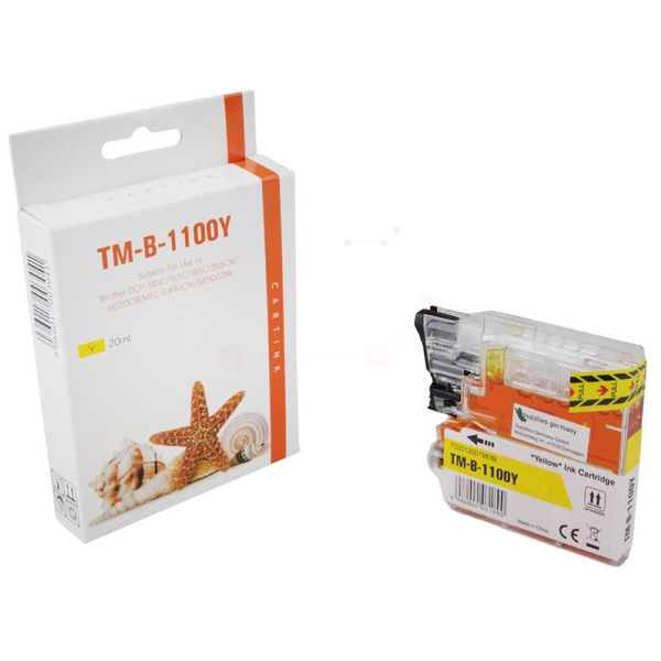 LC980/1100Y Alternativ Seestern Tinte Yellow / LC1100Y / 20ml