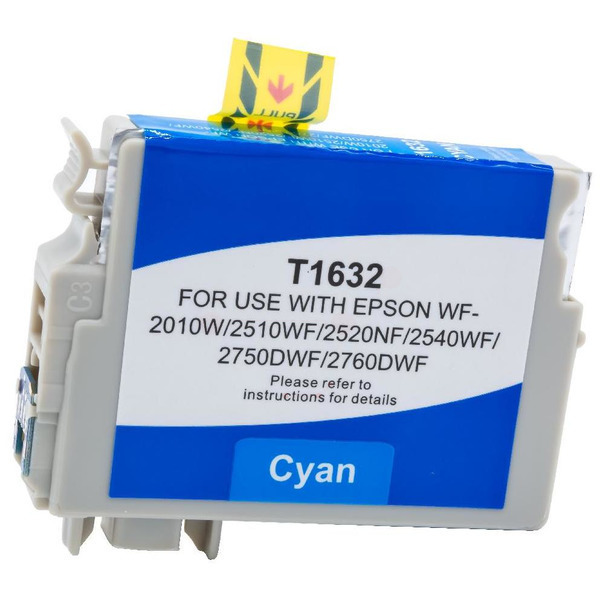 BULK T1632 Alternativ Tinte Cyan für Epson / C13T16324010 / 6,5ml