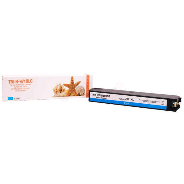 REF971XLC Refill Tinte Cyan für HP / CN626AE / 110ml / 6.600 Seiten