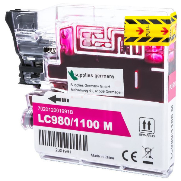 BULK LC980/1100M Alternativ Tinte Magenta für Brot / LC980M / 20ml