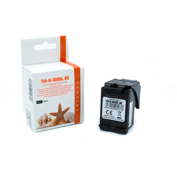 REF300BKXL Refill Tinte Black für HP / CC641EE / 16ml 