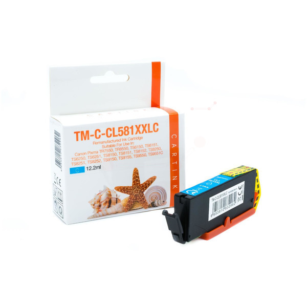 CLI581XXLC Alternativ Seestern Tinte Cyan für / 1995C001 / 12,2ml 