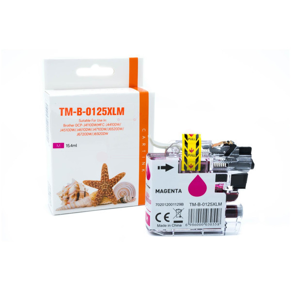 LC125XLM Alternativ Seestern Tinte Magenta für / LC125XLM / 15ml 