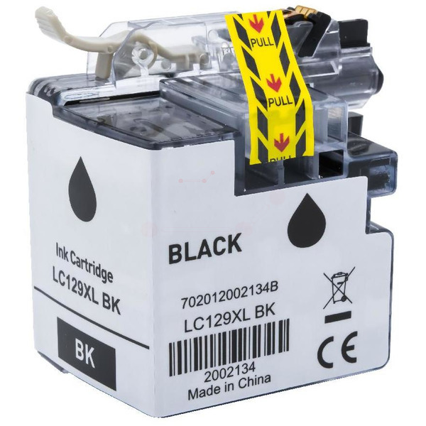 BULK LC129XLBK Alternativ Tinte Black für Brother / LC129XLBK / 54,7ml