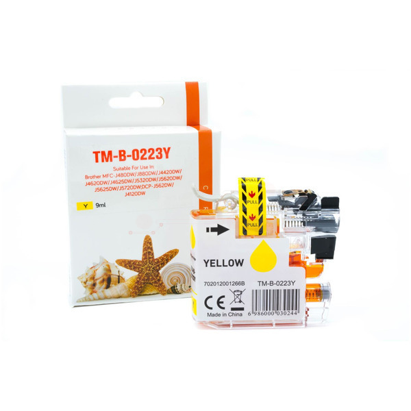 LC223Y Alternativ Seestern Tinte Yellow für Brother / LC223Y / 9ml 