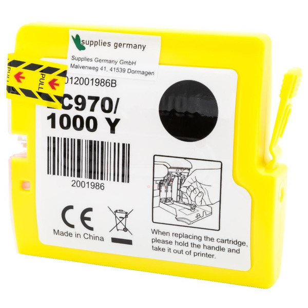 BULK LC970/1000Y Alternativ Tinte Yellow für Brother / LC1000Y / 15ml
