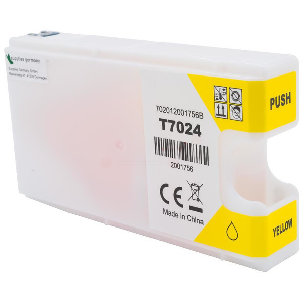 BULK T7024 Alternativ Tinte Yellow für Epson / C13T70244010 / 25ml