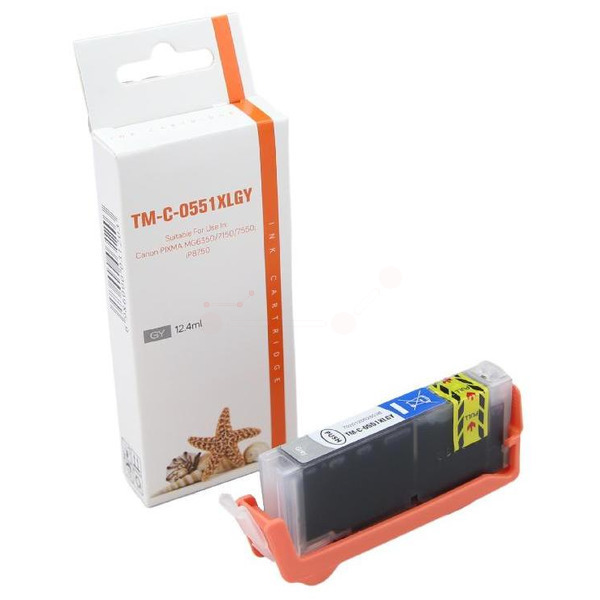 CLI551GXL Alternativ Seestern Tinte Grey für Ca / 6447B001 / 12,4ml