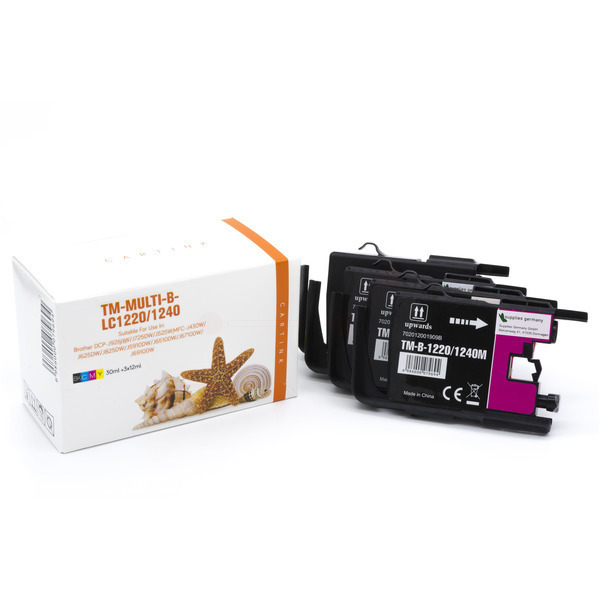 Multipack LC1220/1240 Alternativ Tinte für Brother / LC1240VALBP / BK30ml / C,M,Y12ml 