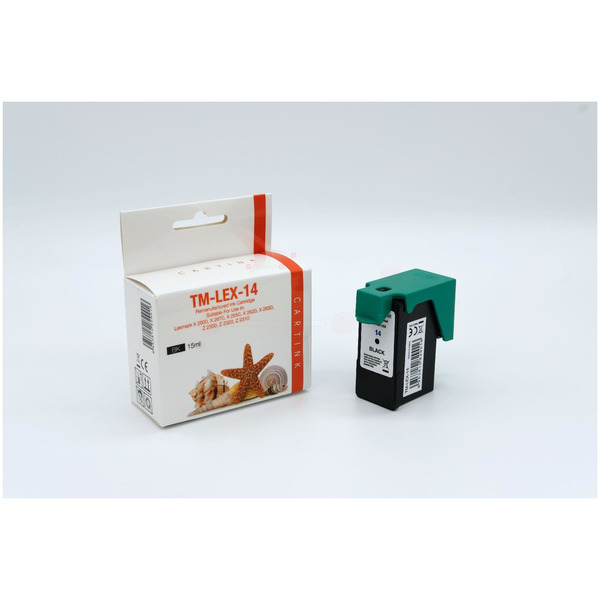 REFLEX14 Refill Tinte Black für Lexmark / 18C2090E / 15ml 