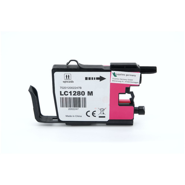 BULK LC1280XLM Alternativ Tinte Magenta für Brothe / LC1280XLM / 20ml