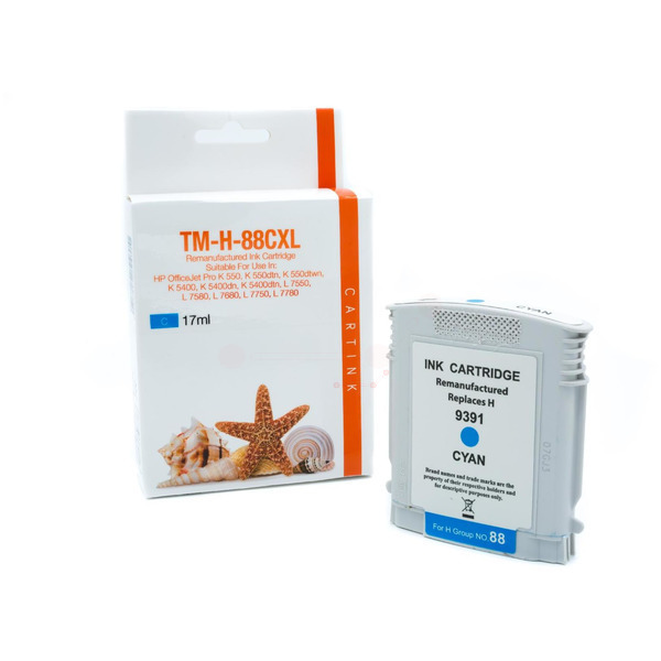 REF88CXL Refill Tinte Cyan für HP / C9391A / 17ml 
