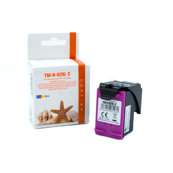REF62XLC Refill Tinte Color für HP / C2P07AE / 11,5ml 