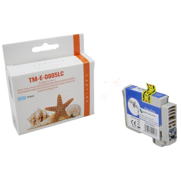 T0805 Alternativ Seestern Tinte Light Cyan / C13T08054010 / 11,4ml