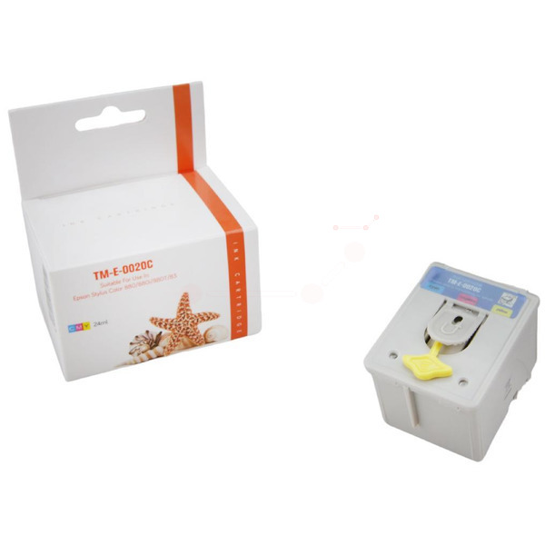 T020 Alternativ Seestern Tinte Color für Epson / C13T02040110 / 24ml 