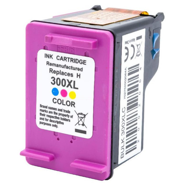BULK 300XLC Alternativ Tinte Color für HP / CC644EE / 18ml 