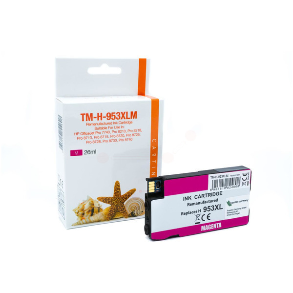 REF953XLM Refill Tinte Magenta für HP / F6U17AE / 26ml 