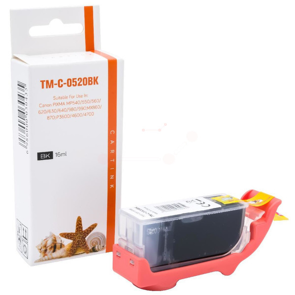 PGI520BK Alternativ Seestern Tinte Black / 2932B001 / 16ml / mit Chip 