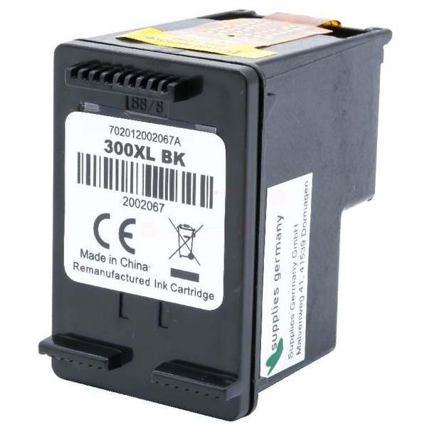 BULK 300XLBK Alternativ Tinte Black für HP / CC641EE / 16ml 