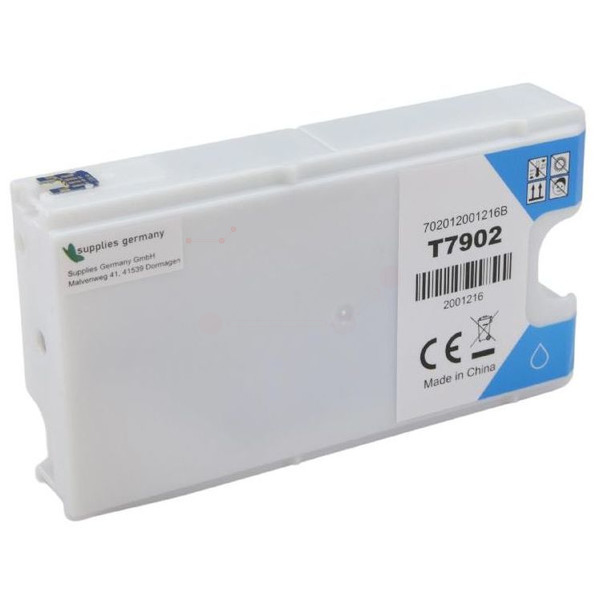 BULK T7902 Alternativ Tinte Cyan für Epson / C13T79024010 / 25ml