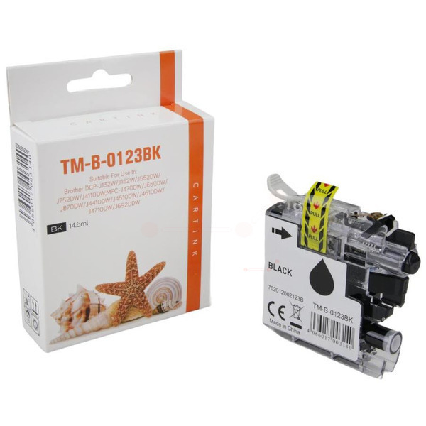 LC121/123BK Alternativ Seestern Tinte Blac / LC123BK / 14,6ml