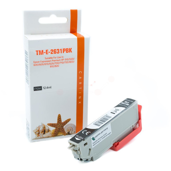 T2631XL Alternativ Seestern Tinte Photo Black / C13T26314010 / 12,4ml 