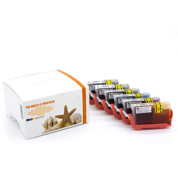 Multipack PGI5/CLI8 Alternativ Tinte für Canon / 0628B001 / 2xPGI5BK26,8ml/CLI8BK,C,M,Y13,4ml 