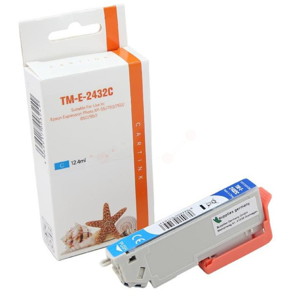 T2432XL Alternativ Seestern Tinte Cyan / C13T24324010 / 12,4ml