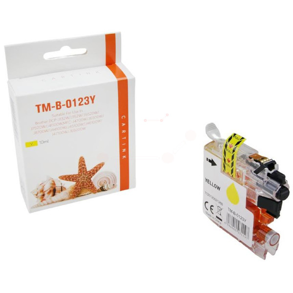 LC121/123Y Alternativ Seestern Tinte Yellow fü / LC123Y / 10ml