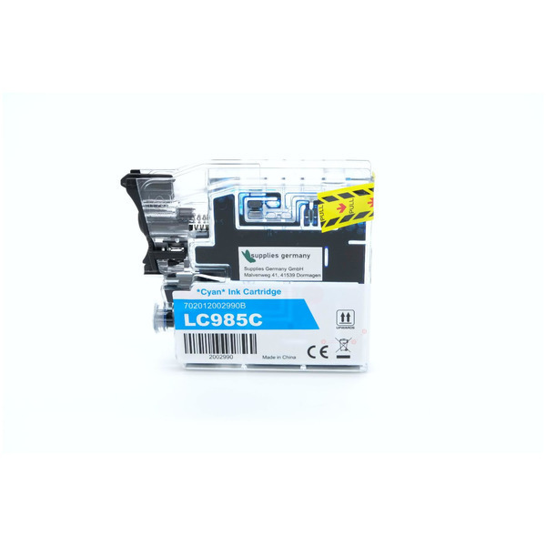BULK LC985C Alternativ Tinte Cyan für Brother / LC985C / 19ml
