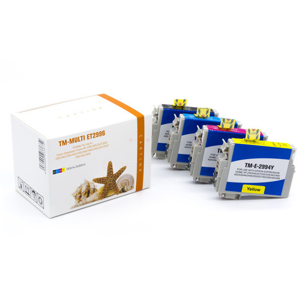 Multipack T2996 Alternativ Tinte für Epson / C13T29964010/29XL/BK14,6ml/C,M,Y9,6ml (PATENT