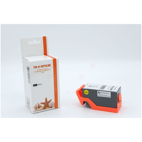 REF907XLBK Refill Tinte Black für HP / T6M19AE / 43ml 